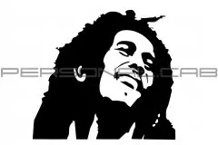Наклейка декор BOB MARLEY (24x23) (HQ675)