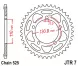 Зірка задня JT Sprockets JTR7.45