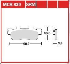 Колодки гальмівні дискові LUCAS MCB830