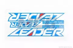 Наклейки набір HONDA LEADER CUSTOM (20х4) (3шт) (1228)