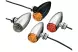 Поворотники KURYAKYN LED Mini Bullet чорний/сірий/бурштин (2020-1043) - Фото 3
