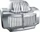 Захист радіатора масляного KURYAKYN для Harley Davidson хром (0713-0078) - Фото 2