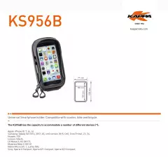 Тримач телефону Kappa KS956B, Чорний