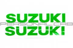 Наклейка літери SUZUKI (19х5) (2шт) зелена (HCT10001)