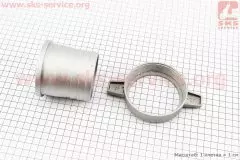 Перехідник мотопомпи з фланця на шланг, алюмінієвий комплект 2шт, 3"(74mm) (Китай)