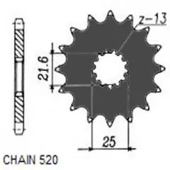 Зірка передня Sunstar SS 32514
