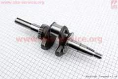 Колінвал 168F/170F (Dшейки-30mm, H-85mm, L-255mm) під шпонку D-19mm (Китай)