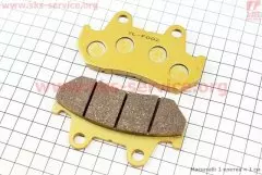 Колодки гальмівні дискові Honda WH-125/CB-125T/CBX-250/CX-500/CBX-750/VF-750/VF-1000/GL-1100/NS-250/CN-250/VFR-400 (YONGLI)