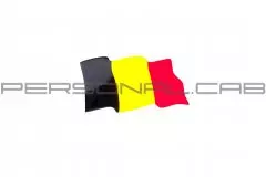 Наклейка прапор BELGIUM (10x4.5) (5168)