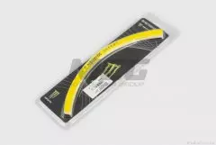 Наклейка на колесо 18 MONSTER ENERGY жовта світловідбивна (GJCT)