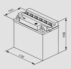 Акумулятор BOSCH 0092M4F430 19Ah 240A