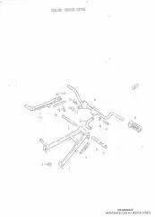 Bar,fr footrest (43510-12001-000)