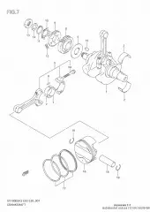 Bearing, crank sv100 (12164-16G00-0A0)