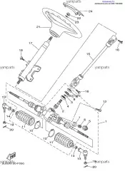 Болт :: BOLT, SMALL FLANGE (95027-10025-00)