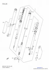 Bolt, fork rm125/k1 (51351-36F10-000)