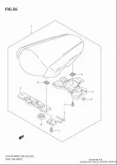 Box, seat tail (45550-21H00-YBD)