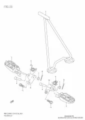 Bracket, footrest rm (41865-35G00-000)