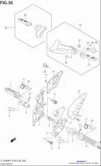Bracket, footrest tl (43511-02F00-000)