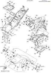 Крепление левое (1WD-F1688-00-00)