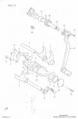 Cap,gear shift cam p (11451-46000-000)