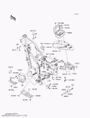 Зажим,джгут дротів,LH KLX250S9F (921711775)