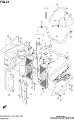 Cover radiator r, dr (17760-29FJ0-30H)