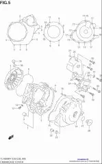 Cover, sprocket tl10 (11360-02FA0-000)