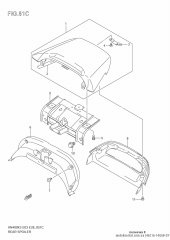 Cover,pillion hdl rr (46216-14G60-291)