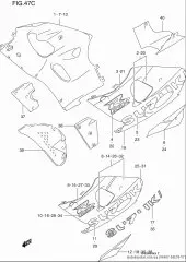 Cowling assy,und (94407-34E70-Y7L)