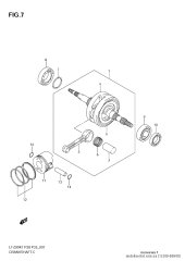 Crankshaft assy lt-z (12200-08H00-000)