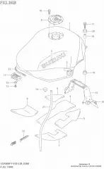 Cushion gsx600f/w- (44510-33D00-000)