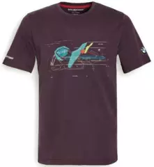 DC Roadster T-Shirt Aubergine L (76617923114)