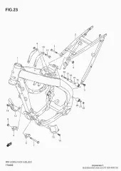 Frame rm-z250/l1 (41100-49H10-000)
