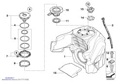 Топливный бак (16117711030)