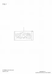 Gasket set sv1000/k4 (11401-06830-000)