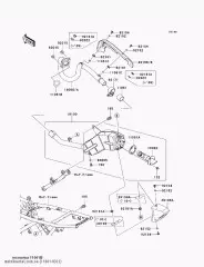 Прокладка,випускних дріт KLX125CAF (110610322)