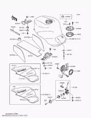 Прокладка,паливного датчика ZX1100-D1 (110601337)