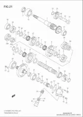 Gasket,odometer gear (26451-19B12-000)