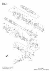Gear, odometer drive (26461-44D00-000)