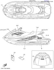 Наклейка правая (F2P-U417E-30-00)