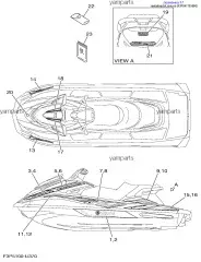Наклейка левая (F3P-U417X-50-00)
