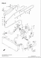 Hose,cyl head outlet (17858-18H00-000)