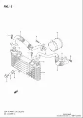 Hose,oil cooler gsx- (16470-21H00-000)