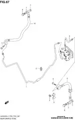 Hose,rr brake no.1 u (69440-12J00-000)