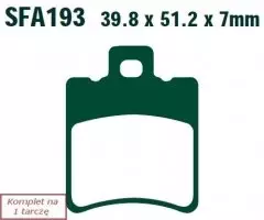 Колодки гальмівні дискові EBC SFA193HH