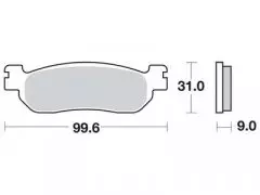 Колодки гальмівні дискові LUCAS MCB699SH