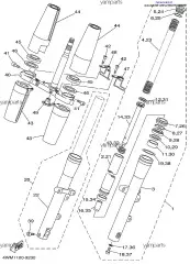 Кольцо Стопорное Пера Вилки :: RING, SNAP (34L-23153-00-00)