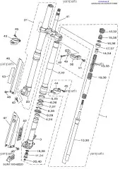 Кольцо Стопорное Пера Вилки :: RING, SNAP (4SS-23153-L0-00)