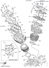 Крышка Головки Цилиндра 1 :: COVER, CYLINDER HEAD 1 (4WM-11191-00-00)