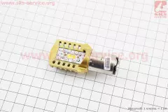 Лампа фари діодна BA20D - LED-2 жовта (RTD), Жовтий